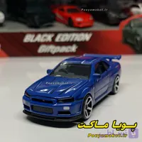 ماکت ماشین فلزی نیسان اسکایلاین Nissan Skyline GT-R R34 ماژورت 1:64