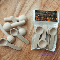 پیمانه ادویه گِرد بسته 6 عددی (کد515)