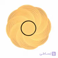 چراغ سقفی ۱۰۰ وات آلما مدل الماس سه حالته ریموت دار