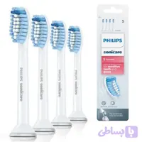 سری یدک مسواک برقی فیلیپس 4 عددی سفید مدل Philips Sonicare S Senstive