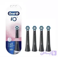 سری یدک مسواک برقی اورال بی 4 عددی مشکی مدل Oral-b iO Sanfte Reinigung