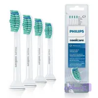 سری یدک مسواک برقی فیلیپس 4 عددی سفید مدل Philips Sonicare C1 Pro Results