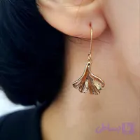 گوشواره آویز طرح گلبرگ برند ژوپینگ