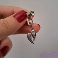 پیرسینگ فیک ناف ( بدون نیاز به سوراخ کردن ) طرح بال فرشته