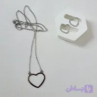 نیم ست قلب استیل
