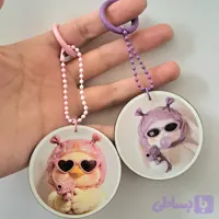 چارم بگ و آویز ست جوجه و خرگوش گنگ