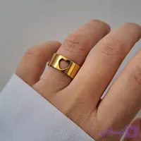 انگشتر طرح قلب