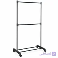 رگال لباس مدل 2 طبقه چرخدار فوق سبک کد YH6807A طول 73 cm - ترند شاپ تهران