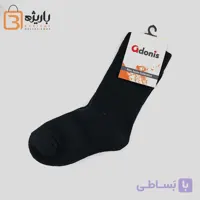 جوراب پشمی ساقدار زنانه مشکی