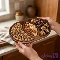اردوخوری چوبی طرح بیضی 043