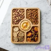اردوخوری چوبی 5 خانه مستطیلی 072