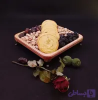سینی مربع پذیرایی پایه فلزی 509