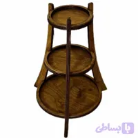 استند پذیرایی چوبی 3 طبقه دایره 502