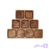 سرویس چوبی 3 عددی اردو خوری مستطیل p26