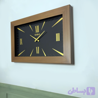 ساعت دیواری چوبی نوراکس مدل 3121