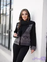 کت سوزن دوزی الناز مجلسی زنانه کد 0641