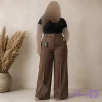 شلوار مازراتی زنانه قد 100 رنگ قهوه ای سایز 36 تا 42