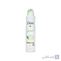 اسپری ضد تعریق زنانه خیار داو مدل Cucumber & green tea حجم 250 میلی لیتر