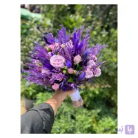 دسته گل فرمالیه با گل خشک و طبیعی