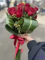 دسته گل رز گرد مینی یا کوچک
