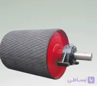 درام (غلطک) نوار نقاله با روکش لاستیکی و فلزی مقاوم و ضدسایش