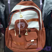 کیف مدرسه نارنجی مدل Joyulang بازار چینی چابهار