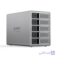 باکس هارد 3.5 اینچ پنج اسلات اوریکو مدل 9858RU3 با قابلیت Raid