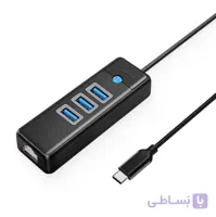 هاب 4 پورت Type-C اوریکو مدل PW3UR25-C3-015