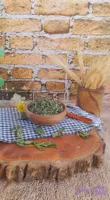 نعنا برگ شسته شده و تمیز