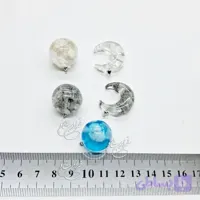 آویز رزینی شب تاب گوی و ماه