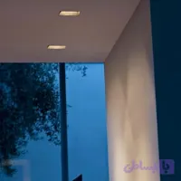 قاب هالوژن گچی مربع دوخانه