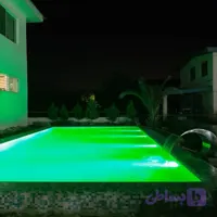 چراغ استخری فلت روکار استیل ضخیم ضد اسید لدمن 12وات