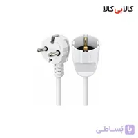 کابل رابط برق نر و ماده (افزایش طول) 5 متری ضخیم | 5m Power Extension Cable