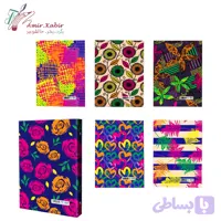 دفتر کلاسور 26 حلقه 100 برگ آزاده کد 260