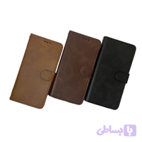 کیف چرمی شیائومی پوکو x3 pro مدل مگنتی جاکارتی دار/Xiaomi Poco X3 Pro