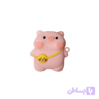 کاور ایرپاد سیلیکونی فانتزی ایرپاد سری یک و دو طرح خوک/AirPods 1 & 2 cover