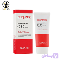 سی سی کرم سرامید فارم استی Farm Stay Ceramide Firming Facial CC Cream 50g