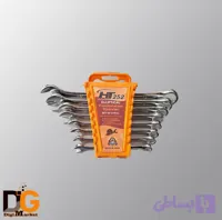 مجموعه 8 عددی آچار پلکانی یک سر رینگ و یک سر تخت HT252