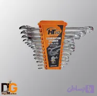 مجموعه ۱۲ عددی آچار پلکانی یک سر رینگ و یک سر تخت HT252