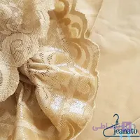 جوراب بادکنکی بالا زانو ژله ای لبه گیپور