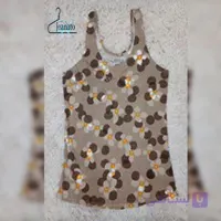 تاپ زنانه چاپی مدل گل پر پر شده جنس نخ پنبه اعلاء بنگلادشی