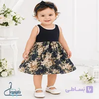 پیراهن توری پرنسسی دخترانه ۶ ماه تا یکسال | وارداتی با کیفیت عالی و قیمت ۳۳۰ تومان