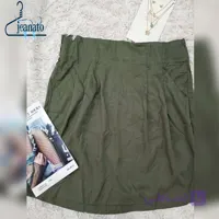 دامن کوتاه سبز لجنی وارداتی