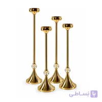 جا شمعی ۴ عددی پایه بلند
