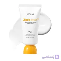 ضدآفتاب آبرسان آنوا بی‌رنگ بدون رد سفیدیAnua Zero-Cast Moisturizing Finish Sunscreen