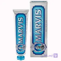 خمیر دندان آبی مارویس مدل Aquatic MintMarvis Aquatic Mint Toothpaste
