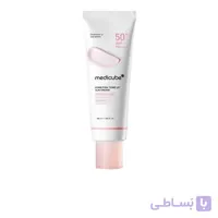 کرم ضدآفتاب و بازسازی پوست PDRN مدی کیوبmedicube PDRN Pink Tone Up Sun Cream SPF50+