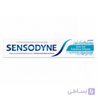 خمیر دندان سنسوداین ژل خنک‌کننده | Sensodyne Soin Gel Fraîcheur Intense حجم 75 میلی‌لیتر