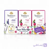 پک سه عددی صابون یاردلی گل یاس و لوندر
