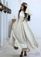 پیراهن مادمازل برندیگانه نوکاربا جنس پالرما وارداتی